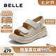 百麗簡(jiǎn)約勃肯鞋女25夏新商場(chǎng)同款涼鞋D9J2DBL5 米色 36