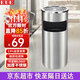KUK不銹鋼垃圾桶 煙灰桶吸煙滅煙筒立式酒店大堂電梯口煙灰缸煙灰柱