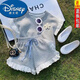 迪士尼（Disney）童裝短袖短褲套裝夏裝兒童裝衣服寶寶洋氣運動服中小童孩子兩件套 灰色花邊套裝 敲可愛好質(zhì)量 100
