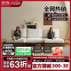 比亞尼靈動(dòng)島沙發(fā)2025新款雪尼爾布藝沙發(fā)床一體兩用客廳大坐深旋轉沙發(fā) 貓抓布【邊位+中位+邊位3.09M】 重型實(shí)木框架