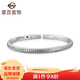菜百首飾 銀手鐲 足銀心經(jīng)手鐲 女款足銀手鐲  定價(jià) YS