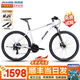 喜德盛（xds）黑客500山地車自行車成人24速油碟鋁合金車架27.5大輪越野男女士 白灰/17寸 推薦身高170~185CM