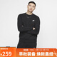 耐克（NIKE）男冬季圓領(lǐng)衛衣 加絨保暖 運動(dòng)休閑BV2663-010黑色2XL