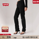 Levi's李維斯女士724高腰修身直筒美式簡約復(fù)古cleanfit牛仔褲 黑色 26 (28)