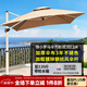 遠(yuǎn)茂(YM)戶(hù)外遮陽(yáng)傘庭院傘別墅花園室外大太陽(yáng)傘擺攤羅馬傘露臺(tái)羅馬傘 【經(jīng)濟(jì)款】2.2米 配160斤水箱