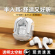 鵬境耳機半入耳式超長(cháng)續航跑步騎行開(kāi)車(chē)通話(huà)大電量超強音質(zhì)適用于蘋(píng)果oppo華為vivo榮耀 白色