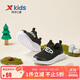 特步（XTEP）兒童童鞋幼小童簡(jiǎn)約一腳蹬舒適運動(dòng)跑鞋 黑 31碼