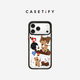 CASETIFY 柿子椒熊系列 烤棉花糖餅干 適用于iPhone 17/16/15 Air/Plus/Pro/Max 蘋果手機(jī)殼 透明黑框 iPhone 14 Pro