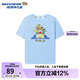 Skechers斯凱奇哆啦A夢(mèng)聯(lián)名款 男女童夏季透氣限定短袖L325K083