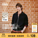 森馬（Semir）針織衫男高領(lǐng)毛衫情侶款開衫外套可內(nèi)搭秋季上衣純色101524106204