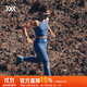 XBIONIC激能4.0女士塑形健身套裝瑜伽文胸內衣跑步舒適運動(dòng)背心緊身褲 【上衣】牛仔藍/珍珠米 M