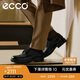 愛步（ECCO）正裝男鞋 商務皮鞋男雕花布洛克德比鞋 都市系列550214 黑色 43