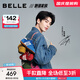 百麗（Belle）張凌赫同款方程式跑道賽車(chē)鞋女25秋新商場(chǎng)同款休閑鞋E2L1DCM5預售 紅色【張凌赫同款】 38