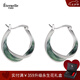 Eternelle法國永恒原創(chuàng  )設計法式輕奢耳環(huán)小眾冷淡風(fēng)耳飾女高級感七夕禮物 水墨色