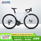 喜德盛公路自行車(chē)2025款AD300油碟UCI車(chē)架2x10速中空一體牙盤(pán)桶軸破風(fēng)車(chē) 奶油黃/白 480mm