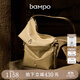半坡飾族（bampo）新款包包小綿綿頭層牛皮手抓紋小包時(shí)尚高級感女包單肩斜挎包禮物 茯苓白