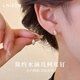 Lnieer999足銀水滴耳釘女2025年新款爆款養耳洞耳環(huán)睡覺(jué)不用摘耳環(huán)耳飾 水滴耳釘【999足銀】