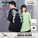 BOY LONDON【春日來(lái)信】夏情侶短袖雛菊字母印花寬松T恤 黑色 M