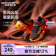 Skechers斯凱奇男童熒光閃燈鞋童鞋透氣跑步運(yùn)動(dòng)鞋撞色大童跑鞋400103L