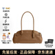蔻馳（COACH）Empire Carryall 34 釉面皮革 單肩手提包 腋下包 女士包包節日禮 B4/蜂蜜棕色