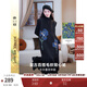 兩三事梵高針織背心裙2024秋冬新款黑色毛衣內搭連衣裙 鳶尾遐想 黑色 M