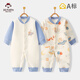 班杰威爾（Banjvall）嬰兒衣服春秋季夾棉連體衣寶寶保暖哈衣爬服睡衣