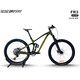 RIDERPLUS騏行家FR3軟尾減震山地自行車(chē)鋁合金油碟27.5寸山地車(chē)16寸-金沙綠(身高170-190cm)27.5寸[{