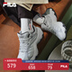 FILA 斐樂官方女鞋SOFIA 4摩登運(yùn)動鞋2025春季新款魚刺4代休閑鞋 雪白/月巖灰-SL 37.5