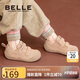百麗童鞋女童休閑鞋2025春季新款學(xué)步鞋寶寶戶外鞋時(shí)尚運(yùn)動(dòng)鞋暮色粉29