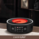 海于電陶爐小型煮茶爐家用1500W不挑鍋圓形電磁爐低輻射12檔火力功夫茶砂銚電燒水爐保溫多功能觸控 黑色新款：12種功能快捷模式/1500W
