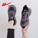 回力鞋子女2025新款秋冬季戶(hù)外休閑運動(dòng)鞋爆款老爹鞋女鞋加絨保暖棉鞋 紫黑灰 36