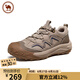 駱駝牌 男鞋戶外運(yùn)動(dòng)休閑鞋透氣徒步登山鞋網(wǎng)面 七夕禮物 深埃爾沙 43
