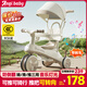 ANGI BABY兒童三輪車(chē)兒童腳踏車(chē)寶寶三輪車(chē)帶剎車(chē)手推車(chē)輕便遛娃神器 【旗艦款】 卡其棕 六一兒童節禮物兒童三輪車(chē)手推車(chē)