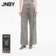 JNBY/江南布衣【商場(chǎng)同款】25秋新品牛仔褲寬松棉質(zhì)工裝5P7E12080