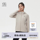 KOLON SPORT/可隆戶外軟殼夾克 女子防潑水防靜電防風(fēng)石墨烯外套 LKJK5WNT04-GR 米灰色 XS 155/80A
