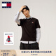 TOMMY JEANS【純色純棉】25新款夏季男裝平紋針織潮流刺繡短袖上衣T恤20322 黑色BDS XL （推薦：165-180斤）