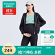 全棉時(shí)代女士長(cháng)褲孕婦衛褲可調節高腰托腹黑色可外穿寬松長(cháng)褲 秋冬加絨 175/80A