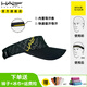 HALOHDBAND美國(guó)HALO空頂帽跑步帽專業(yè)馬拉松導(dǎo)汗排汗戶外吸汗遮陽(yáng)運(yùn)動(dòng)防曬帽 防紫外線空頂-黑色半LOGO