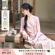 香影超好看粉色針織開(kāi)衫女2025秋季新小個(gè)子修身顯瘦v領(lǐng)外搭上衣 粉紅開(kāi)衫 S