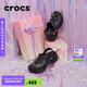 crocs卡駱馳厚底云朵洞洞鞋七夕禮物|206750 黑色-001 37/38(240mm)
