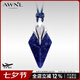 AWNL【七夕情人節(jié)禮物】波塞冬三叉戟項(xiàng)鏈男吊墜輕奢時(shí)尚飾品送男友 三叉戟項(xiàng)鏈密織繩款