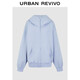UR2025秋季新款女裝休閑日常連帽拉鏈超寬松外套UYY150093