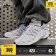 adidas「光波鞋」TEMPER RUN 2千禧復古網(wǎng)面老爹鞋阿迪達斯三葉草   白色/黑色/灰色   42.5