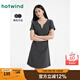 熱風(fēng)（Hotwind）連衣裙2025年夏季新款女士假兩件收腰連衣裙韓版顯瘦T恤長(zhǎng)裙 09灰色 M