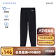愛慕兒童校服神器新年紅品打底秋衣秋褲兒童保暖內(nèi)衣男女童雙層厚羊毛暖褲 加倍暖【-15至-5℃】中性長褲-黑 150