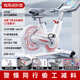 OES動(dòng)感單車(chē)家用智能調阻運動(dòng)健身訓練器材室內靜音磁控減肥自行車(chē) 炫白明星同款/加大飛輪/加粗精鋼車(chē)架 承重250斤+7檔阻力調節+加大飛輪