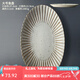 九土手工粗陶餐具碗盤子套裝家用創(chuàng)意復(fù)古陶瓷餐碗魚盤加大湯碗面碗 大號(hào)魚盤