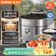 蘇泊爾（SUPOR）鮮呼吸系列電壓力鍋3L IH猛火 精鋼球釜 2-4人家用雙膽頂置彩屏高壓鍋SY-30FH8018Q