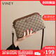 viney包包女包輕奢斜挎包品牌小包手機包生日禮物送女友老婆 【咖色】高級感實用洋氣百搭單肩包 時尚ck風(fēng)小眾媽媽包中年