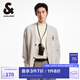 杰克·瓊斯（JACK&JONES）男裝秋季寬松針織開(kāi)衫男鐵塔刺繡潮流時(shí)尚百搭開(kāi)衫毛衣長(zhǎng)袖針織衫 靜謐灰C41常規(guī)靜謐灰C41 M 175